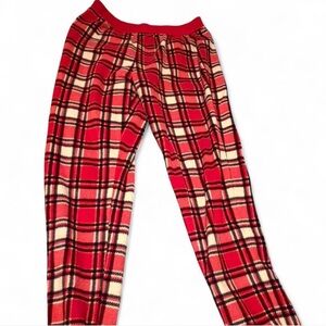 Dip Red and White Plaid Pants